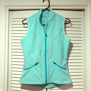 Lucy active running vest in light blue